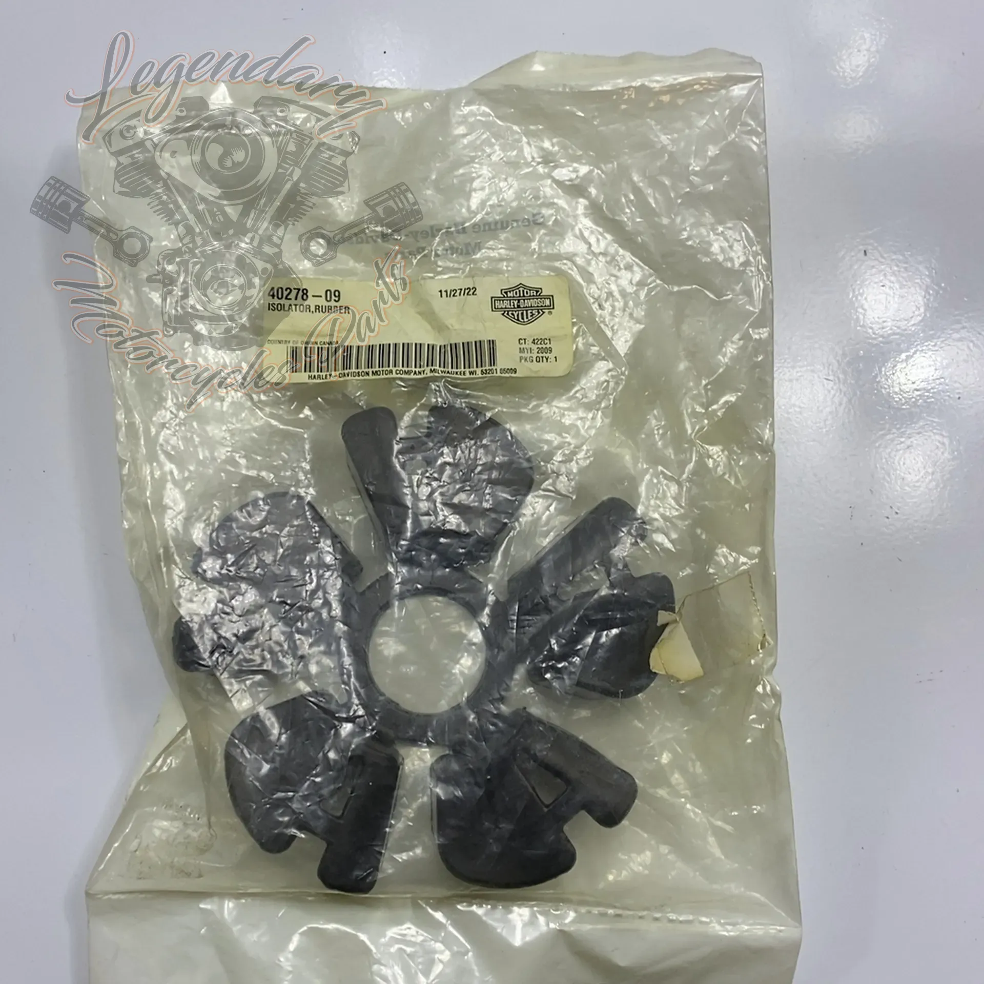 Amortisseur de couple de couronne arrière OEM 40278-09